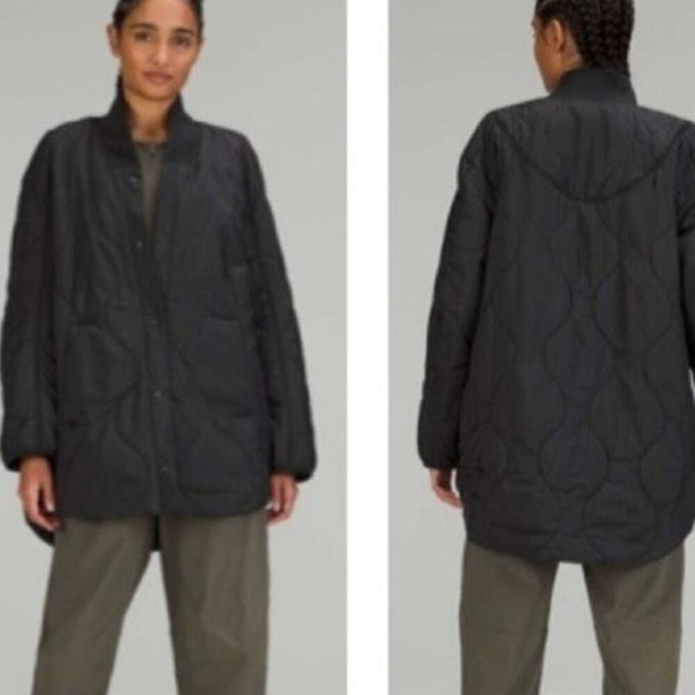Lululemon Quilted Light Insulation Jacket Oversized Water Repellent size 6